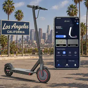 Electric Scooter for Adults – 19 MPH Top Speed, 350W Motor, Foldable Commuter Scooter with App Control, Seat and Bag.SummerWins,Father's Day Gife