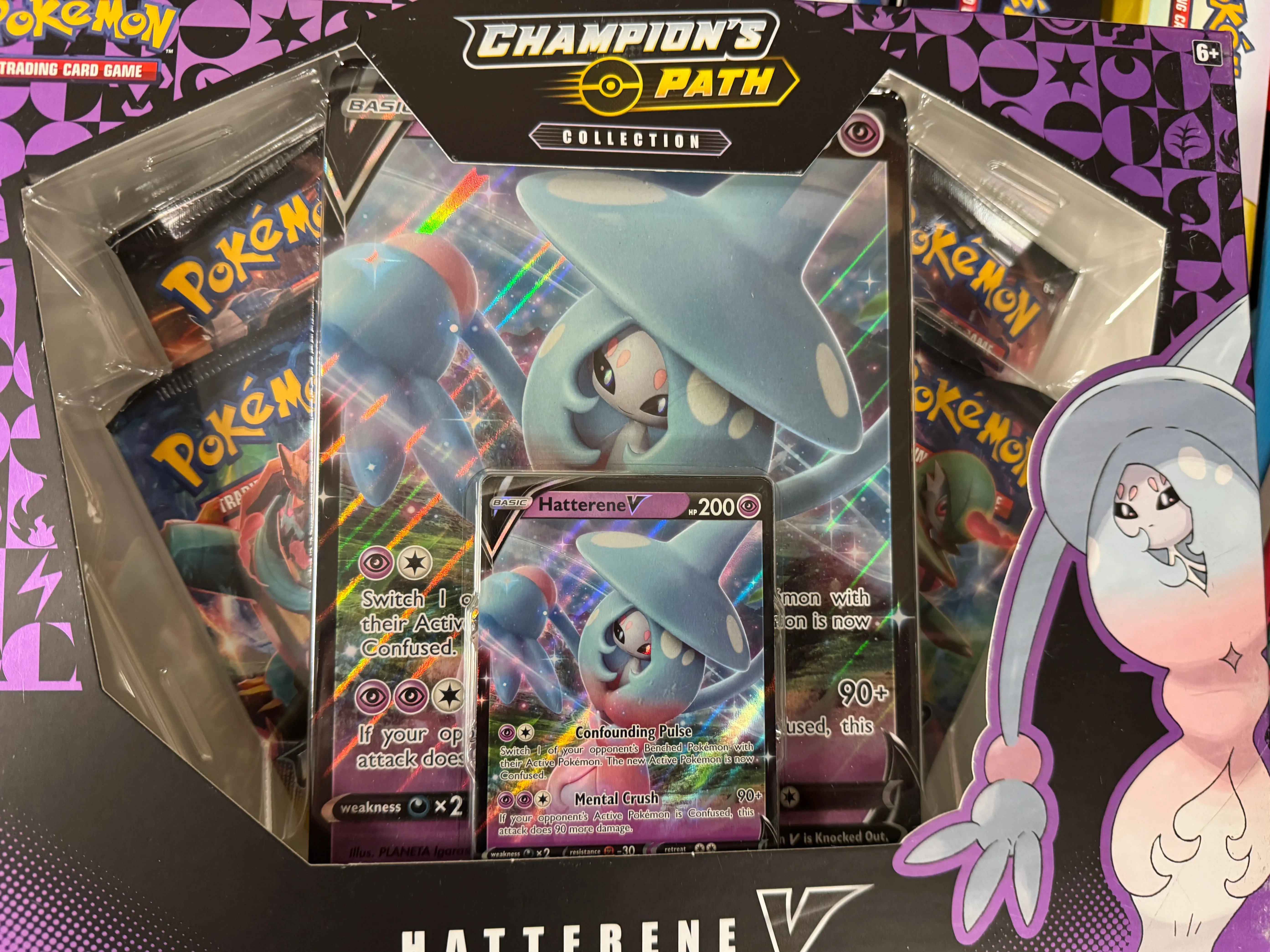 Pokemon Champion's Path Hatterene V