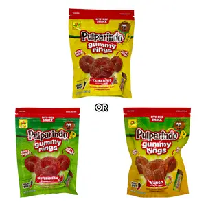 Pulparindo Gummy Rings - 9 oz Bag – Tamarindo, Mango, or Watermelon Flavors – Mexican Candy Gummies Gomitas Dulces Mexicanos