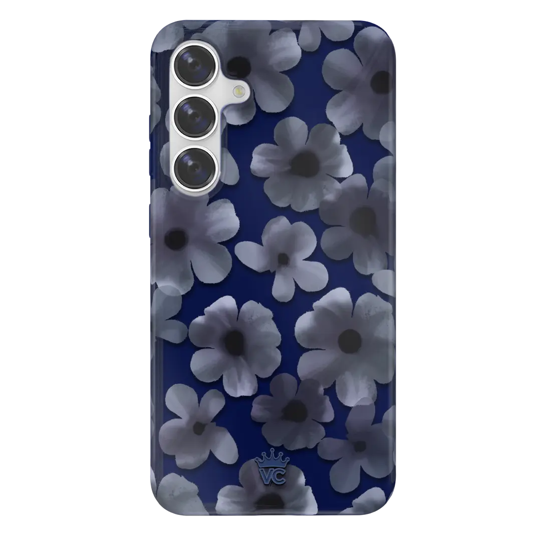 Velvet Caviar Midnight Blossom Floral Samsung Smartphone Case - Drop-Tested, Shockproof, Polycarbonate Protection, Cute, Stylish, High-Quality Camera-Safe Mobile Phone Accessory Cover