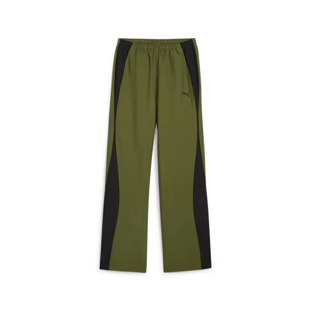 PUMA Womens Dare To Relaxed Parachute Pants Casual - Green