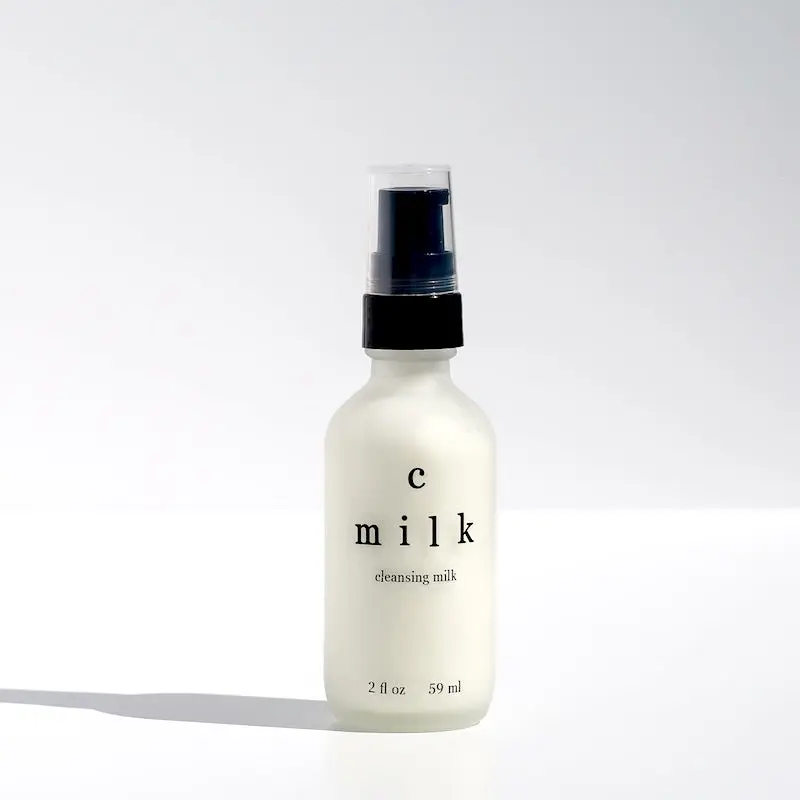 Cleansing Milk Makeup Remover - Gentle Face Cleanser with Olive Oil, Jojoba & Witch Hazel | Removes Makeup & SPF | 4 oz