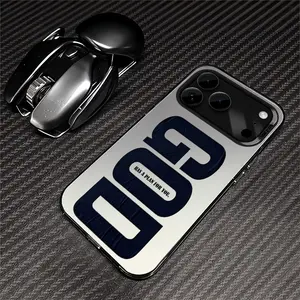 GOD Pattern Case for iPhone 17 Pro Max 17 Air 16/15/14/13/12/11 Pro Max XR XS E Plus Retro High-end Shockproof Drop Screen Protection Cute Durable PC Smartphone Cover