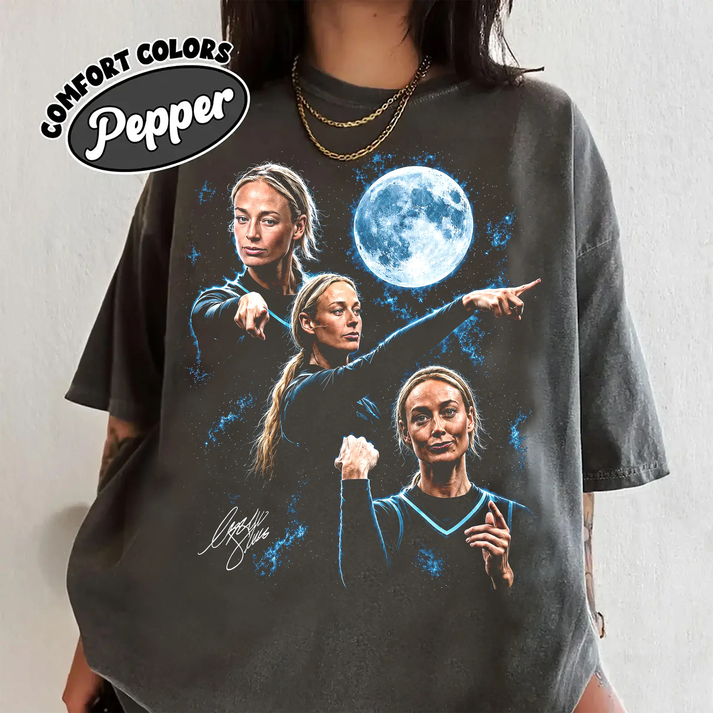 Sophie Cunningham Three Moon Shirt, Wolf Moon Parody Sports T-Shirt,  Fan Gift, Sophie Cunningham Pointing Meme Tee, Basketball Merch