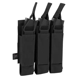 KRYDEX Tactical Triple Open Top SMG Mag Pouch MOLLE and APLS system