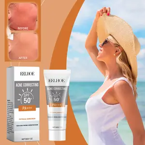 (Buy 1 get 1 free) EELHOE Sunscreen preventing sunburn and tanning SPF 50+ facial skin care products
