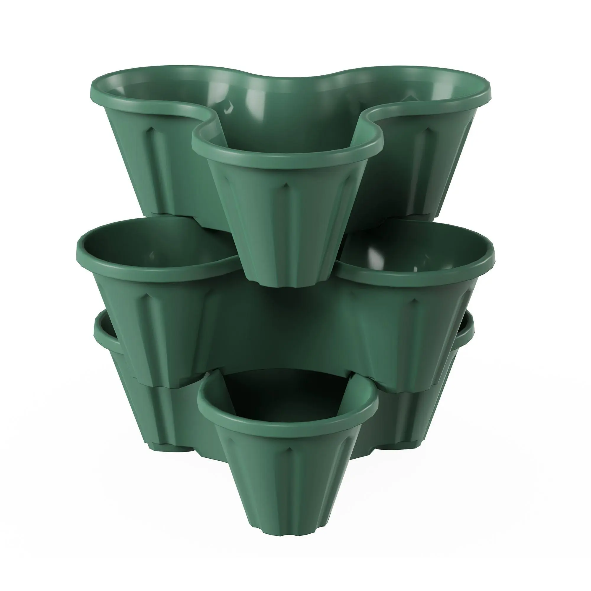 Pure Garden 3 Tier Stacking Planter Tower