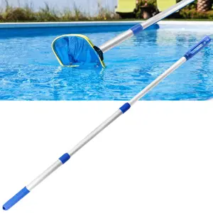 Three-section Aluminum Telescopic Pool, Lightweight and Durable, Adjustable Telescopic Pole,for Skimmer Net,Brush,Vacuum Head