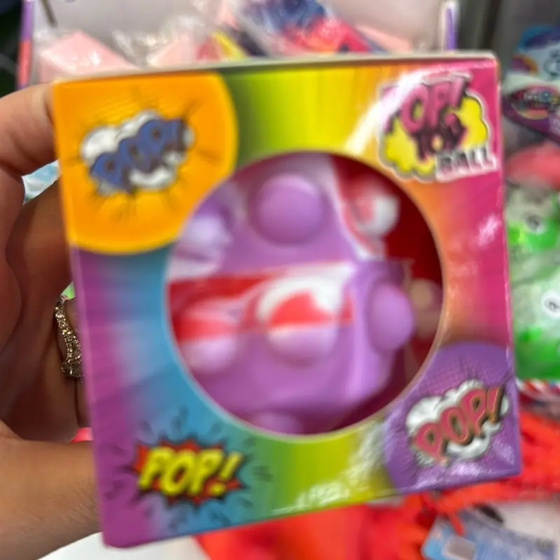 Pop toy ball stress relief toy