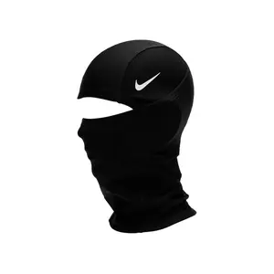 Nike Pro THERMA-FIT Hyperwarm Hood Black/White Ski Mask - Lightweight & Breathable for Cold Weather Training & Snowboarding Quick-Dry
