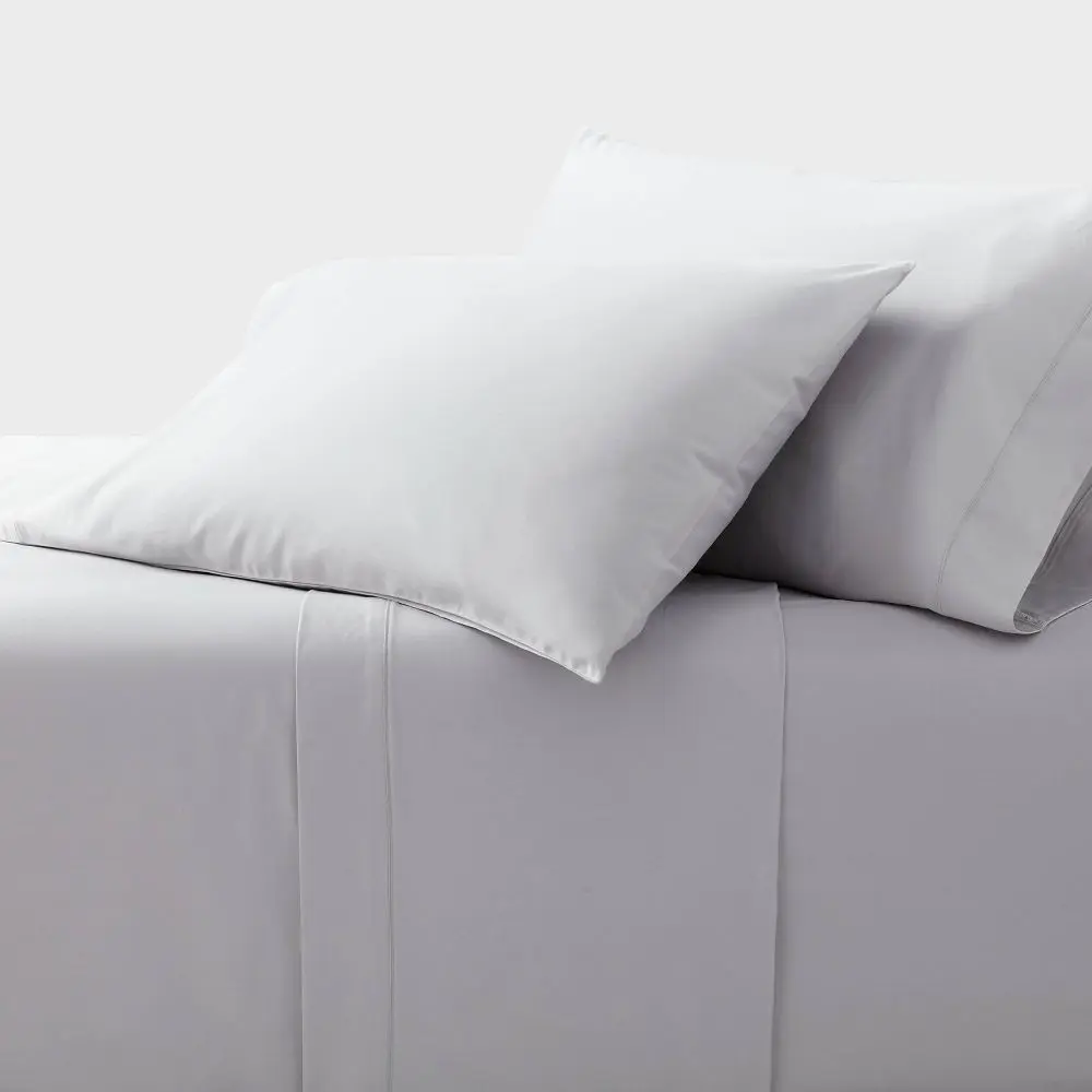 Queen 800 Thread Count 4pc Hotel Collection Sheet Set Single Baratta Light Gray - Threshold
