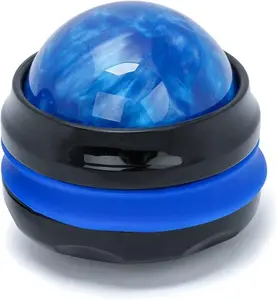 Massage Ball, Manual Roller Massager, Handheld Self Massage Therapy and Relax Full Body Tools for Sore Muscles, Shoulders, Neck, Arms, Legs, Back, Foot, Body (Blue)