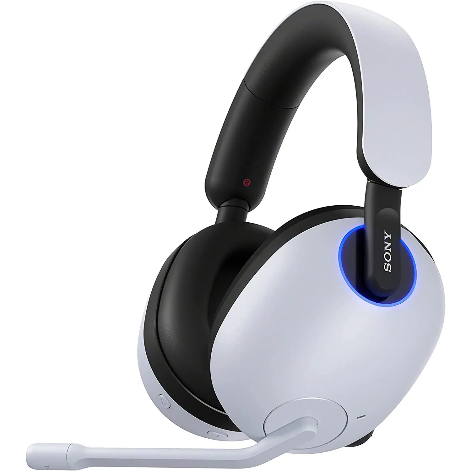 Sony INZONE H9 Wireless Noise Cancelling Gaming Headphone with Audio Controls, Button Adjustments, Port Access, Charging Function, Phone Compatibility, Bluetooth Connection, Cable Option, Replaceable Earpads - White WHG900N/W