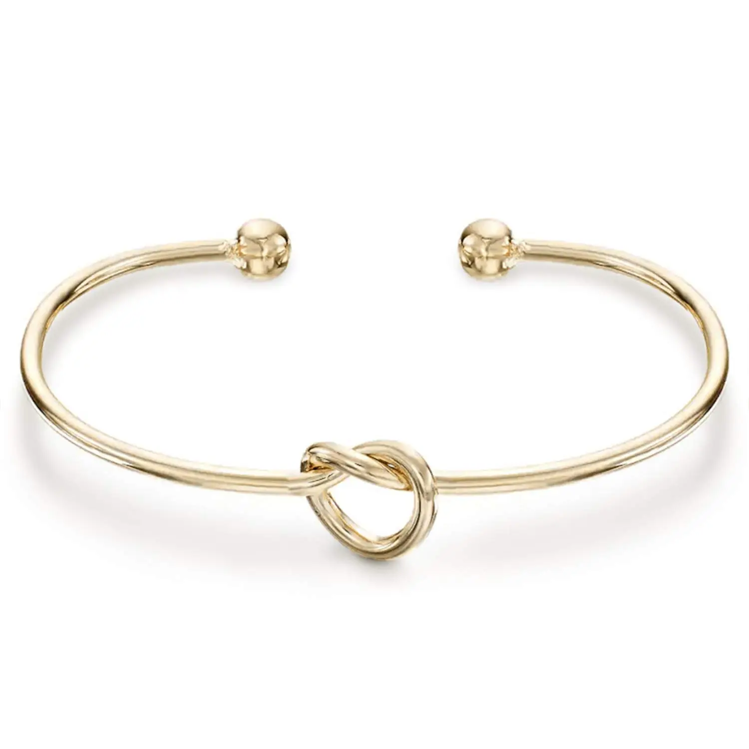 PAVOI 14K Gold Plated Forever Love Knot Infinity Bangle Bracelets for Women - Adjustable Gold Bangle Bracelet for Women PAVOI 14K Gold Plated Forever Love Knot Infinity Bangle Bracelets for Women - Adjustable Gold Bangle Bracelet for Women