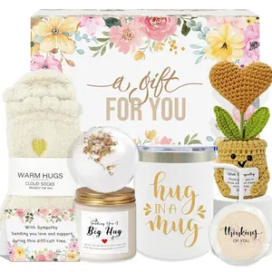 Mother's Day Gift Sympathy Gift Baskets Sympathy Gifts for Loss of Loved One, Memorial Bereavement Miscarriage Condolence Grief Basket for Mother Father Husband Mom Dad, Care Package for Women