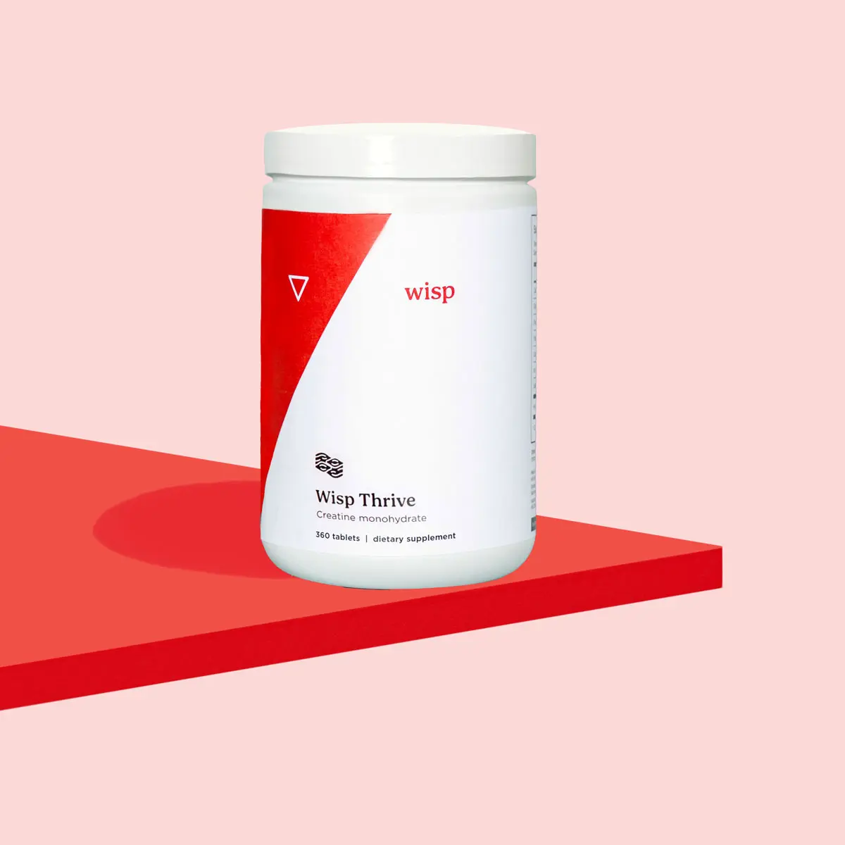 Wisp Thrive Creatine Monohydrate Tablets for Women | Muscle, Energy & Cognitive Support | 3g Daily Creatine + Ginger Root for Digestive Health | 30-Day Supply