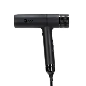 Vento Hairdryer - Small, Lightweight, High RPM Digital Motor, Digital Screen for Temperature Control, Removable Cord, Self-Cleaning Mode