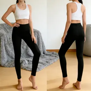 Ladies' yoga tummy control leggings, soft and seamless,  women yoga training leggings