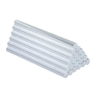 30pcs Transparent Hot Melt Glue Sticks 100x7mm, Mini Hot Melt Glue Stick Set, Multi-Functional Craft Tool, Durable Design for Art and Crafts Adhesive