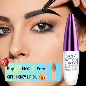 QICIY Peel-Off Eyebrow Gel | Natural Semi-Permanent Brow Tint