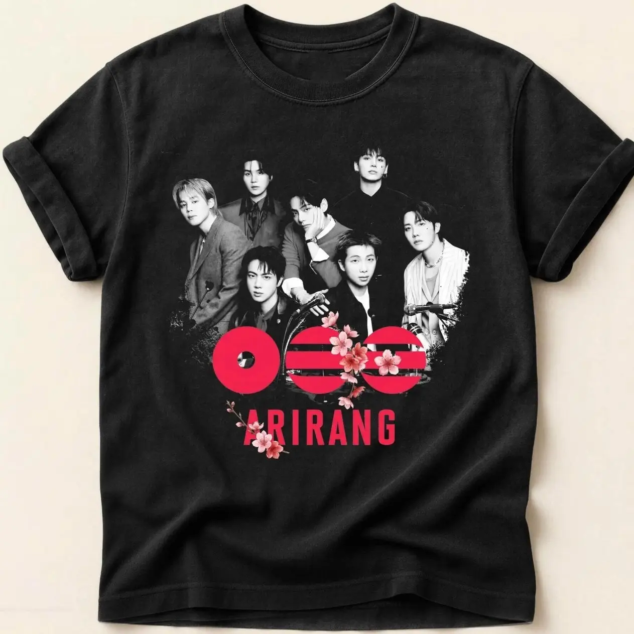 World Tour Arirang Photos Y2K Graphic Tee, Kpop Arirang 2026 Youth Shirt, Arirang Kpop Music Concert T-Shirt for Men, Women and Kids Z4R