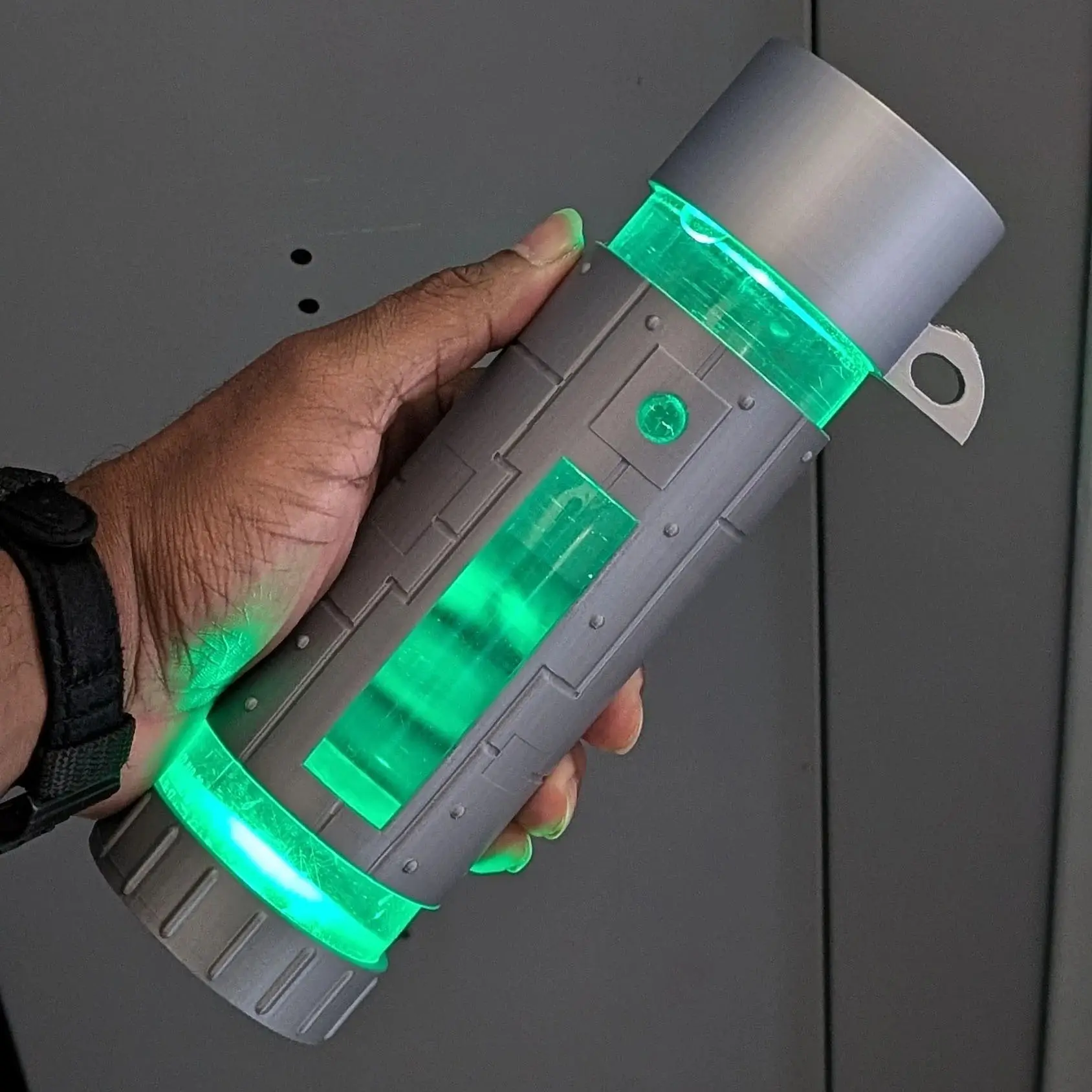 16oz Fenton Thermos LED Water Bottle (prop, cosplay, fully functional, convention, comiccon, geek gift, costume)
