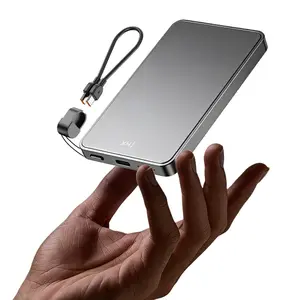 Magnetic Power Bank 5000mAh/10000mAh, Wireless Fast Charger for iPhone 12–17 Series, Portable Charger