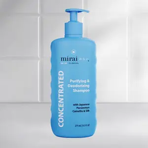 MIRAI Purifying & Deodorizing Shampoo – Japanese Persimmon, Silk Protein & Camellia Oil – Nonenal Odor Control - Sulfate & Paraben Free - Natural Hair Formula for Men & Women