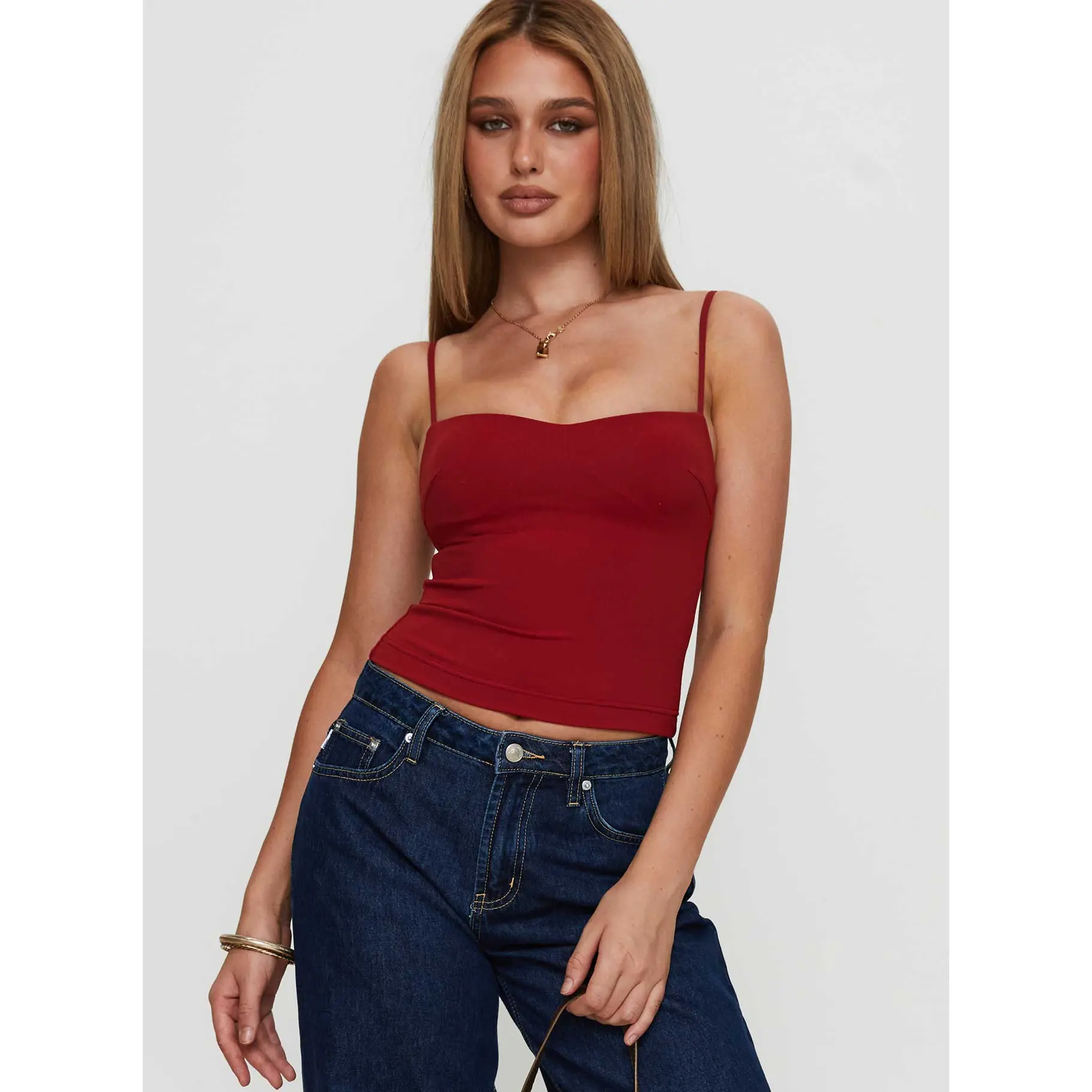 Evanda Top Burgundy