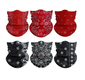 Yeomoo 6Pcs UV Protection Cooling Neck Gaiter Set | Unisex Face Mask, Seamless Bandana & Multi-Use Headwear | Perfect for Biking, Fishing, Climbing & Outdoor Sports Balaclava Tactical Camo, Full Balaclava, Sun Visor Cap Breathable Face Cover summerwins