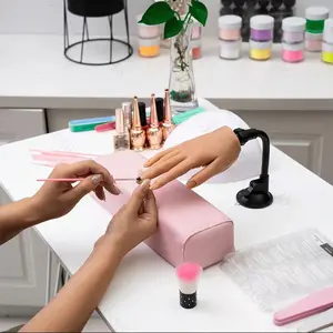Nail Art Practice Model Silicone Nail Practice Tool Set, Manicure, Professional Salon Use, Includes Matching Nails, Ideal for Beginners & Professionals
