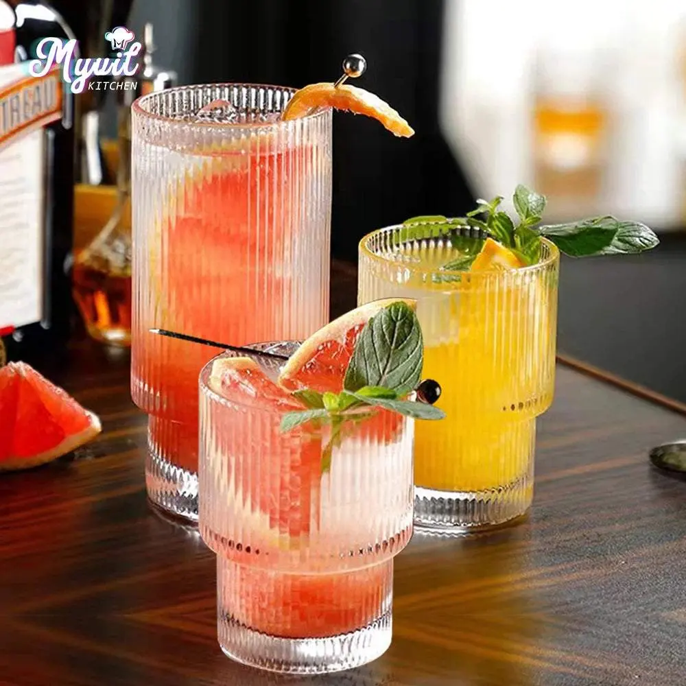 Glass Cups Stackable Glassware