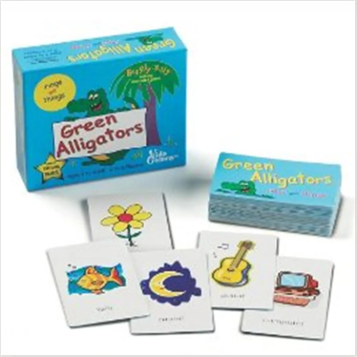 212 MAIN Green Alligators Dog Toy - Bilingual Set with 84 Bilingual Instruction Cards, Vocabulary Flashcards, Word Cards, Zoo & Farm Animal Themed Early Learning Tool for Dogs, 84 Cards
