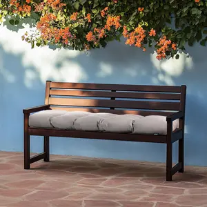 Waterproof Polka Dot Tufted Footstool For Indoor/Outdoor Seating Purple High-Density Waterproof Cushion Memory Foam