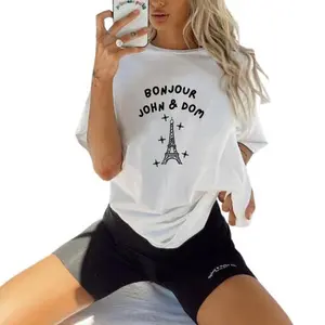 John Summit and Dom Dolla Festival Tees with Eiffel Tower - EDC Outfit Tshirt Casual Clothing