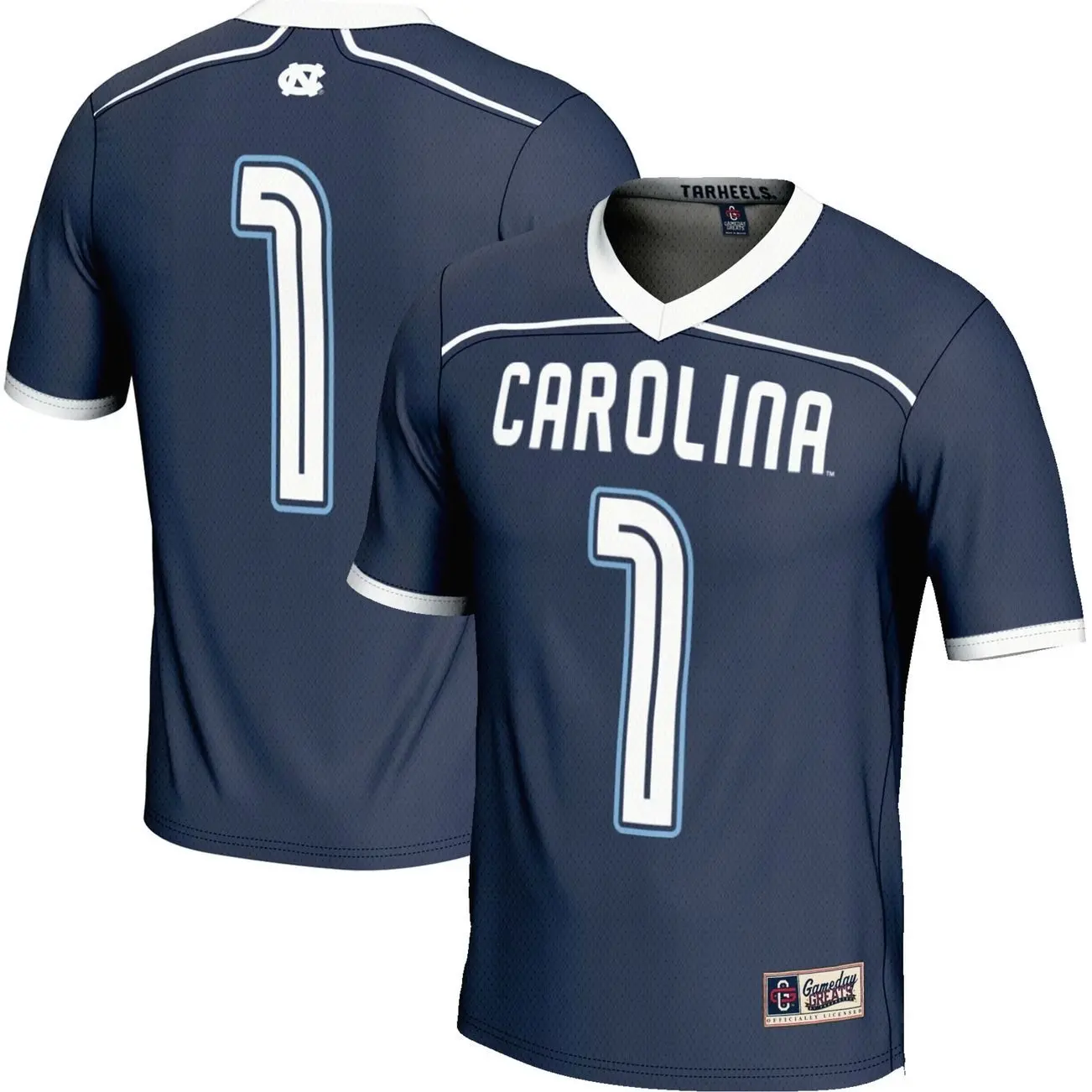 #1 North Carolina Tar Heels GameDay Greats Lightweight Men's Lacrosse Jersey - Navy