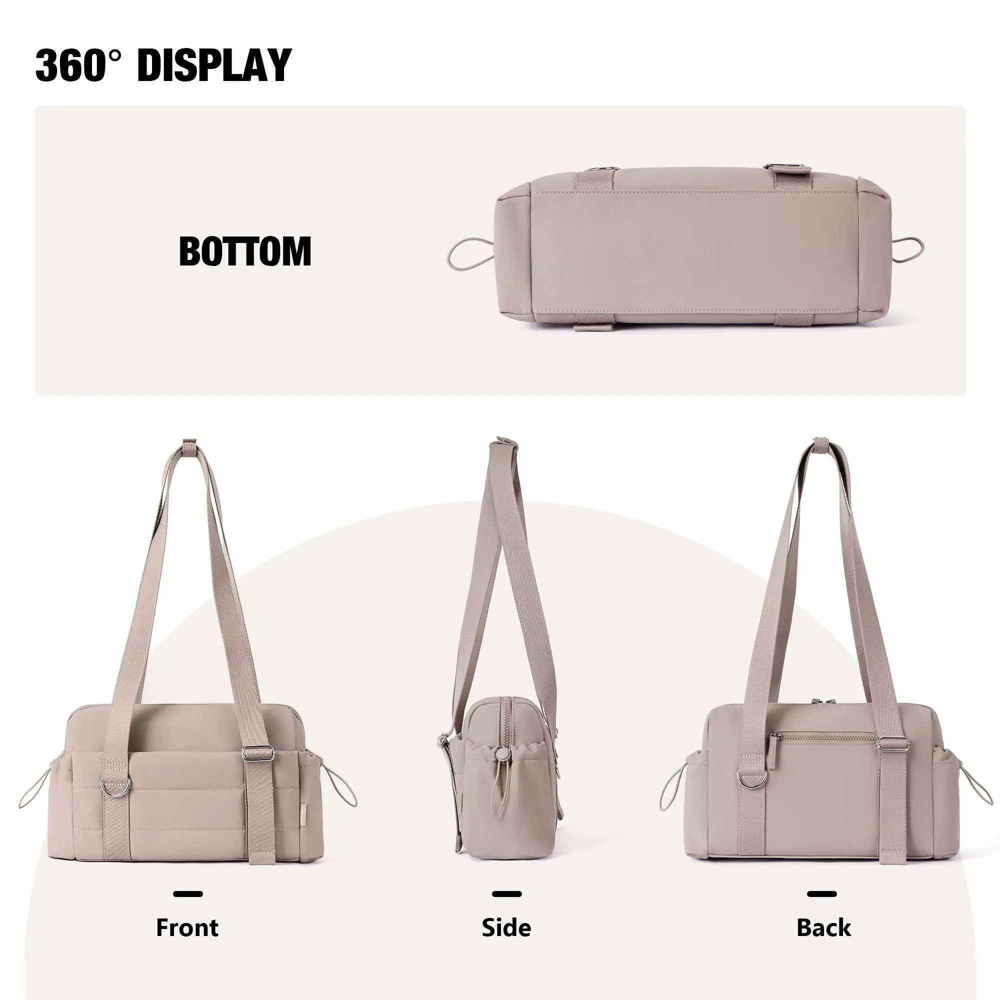 Soft Quilted Gym Bag for Women, Small Lightweight Duffle with Wet Pocket & Coin Wallet for Travel, Yoga, Outdoor Fitness, Multifunctional Sports Bag, Outdoor Fitness Bag