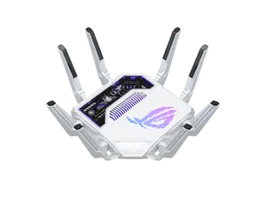 ASUS ROG Rapture GT-BE19000AI Tri-band Gaming Router, WiFi 7, 802.11be, up to 3,500 sq. ft. & 200+ devices, Triple Level Security, Support AiMesh Whole Home Mesh WiFi, Dual 10G ports, AI WAN detection