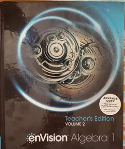 USED-Envision Algebra 1 Volume 2 Teacher Edition by Eric Milou (Hardcover)