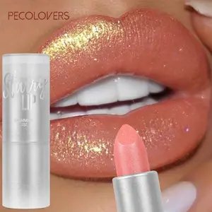 1PC Smudge-proof, Moisturizing, Hydrating Lipstick, Nourshing Glossy Lip Gloss, Non-stick Cup, Sparkling Effect, Suitable for Valentine's Day Gifts, Autumn and Winter