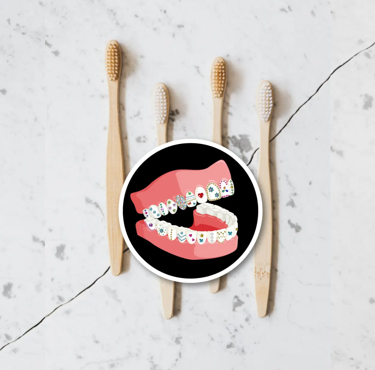 Stickers +Dental stickers + dental + stickers + dental stationary + grillz + dentures