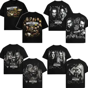 WrestleMania Las Vegas 42 WWE Graphic T-Shirt, WrestleMania 42 Vegas Event Shirt, Roman Reigns Cody Rhodes Rhea Ripley Seth Rollins Wrestling Fan Tee, WWE Casino Vegas Style Vintage Streetwear Shirt, Pro Wrestling WrestleMania Fan Gift Tee WPO