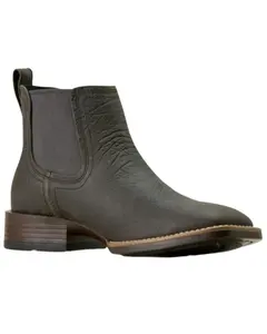 Ariat Men's Booker Hippopotamus Print Chelsea Ankle Boot Broad Square Toe - 10074164