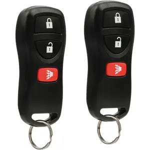 Key Fob Keyless Entry Remote for Nissan Frontier, Armada, Murano, Pathfinder, Quest, Sentra, Titan, Versa, Xterra and Infiniti QX4, FX35, FX45-Set of 2