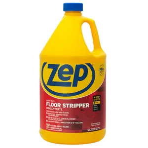 Zep Heavy-Duty Floor Stripper Ammonia Free Concentrate - 1 Gallon  ZULFFS128 - Dissolves and Removes Polish and Heavy Buildup from Hard Floors, Use on Vinyl (VCT), Concrete, Rubber, and No-Wax Tile Floor