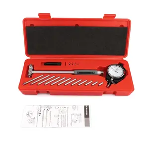 2-6 Inch High Precision Dial Bore Gauge 0.001" Accuracy Mechanical Cylinder Bore Indicator Measuring Tool Engine Hole Diameter Inspection Gage Set for Lathe Machining Workshop Engine Repair