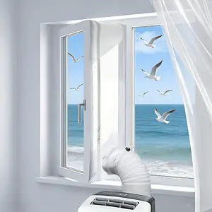 Portable Air Conditioner Window Seal Strip with Adjustable Connector, Tool-Free Installation, Multiple Sizes Available, Sliding Door Seals