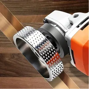 Durable Steel Grinding Wheel for Angle Grinder, 2.95 Inch Wood Carving Disc, Dense Nail Design, Woodworking Shaping & Polishing Tool Accessory