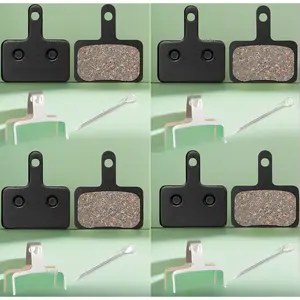 4 Pairs Bike Disc Brake Pads - Bicycle Brake Pads Replacement - Compatible with Tektro/Shimano/TRP (BR-M575 B01S MT200 M525 M515 T615 T675 M505 M495 M486 M485) - Fits Mountain Bikes & MTB E-Bike