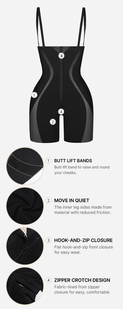 Shapellx Core Comfy Sculpting Four-Layer Fabric with X-Shaped Sheer Short Creator